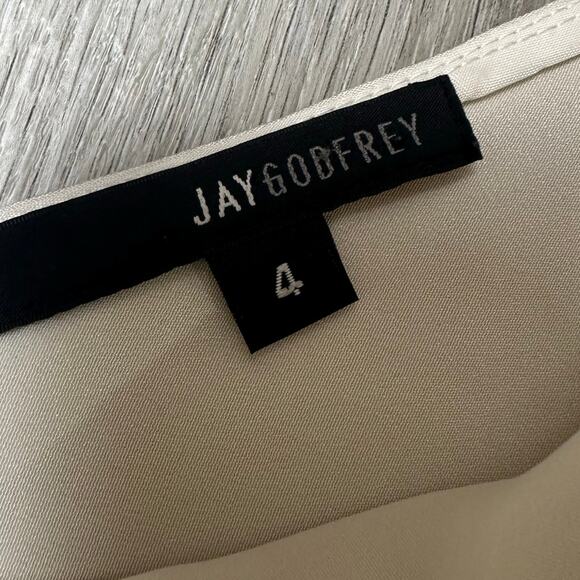 Jay Godfrey One Shoulder Silk Blend Dress - Picture 5 of 7